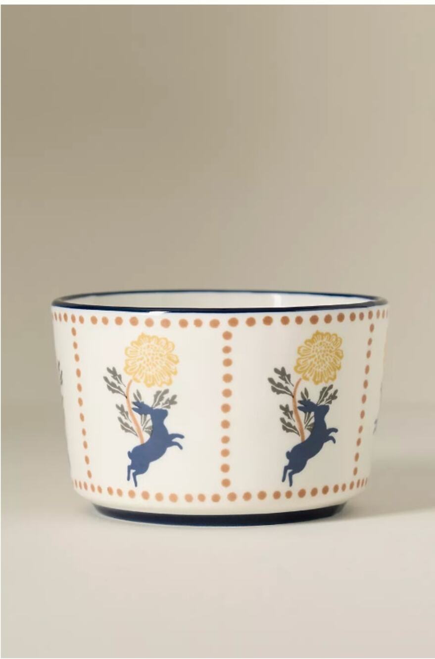 Anthropologie Millie Bunny Berry Basket
